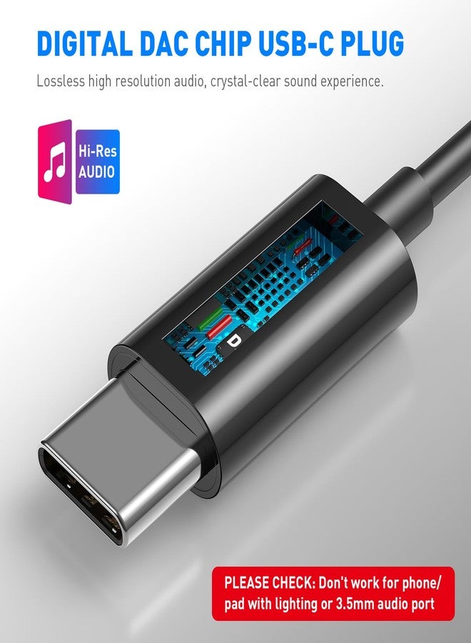 سماعات أذن سلكية بمنفذ USB-C مع ميكروفون وتحكم في مستوى الصوت، متوافقة مع أجهزة iPhone 17 و16 و15 Pro Max وGalaxy S25 وS24 وS23 وS22 Ultra، وسماعات أذن ستيريو عالية الدقة مغناطيسية من النوع C، وسماعات أذن داخلية متوافقة مع iPad Pro M5/Android - Image 2